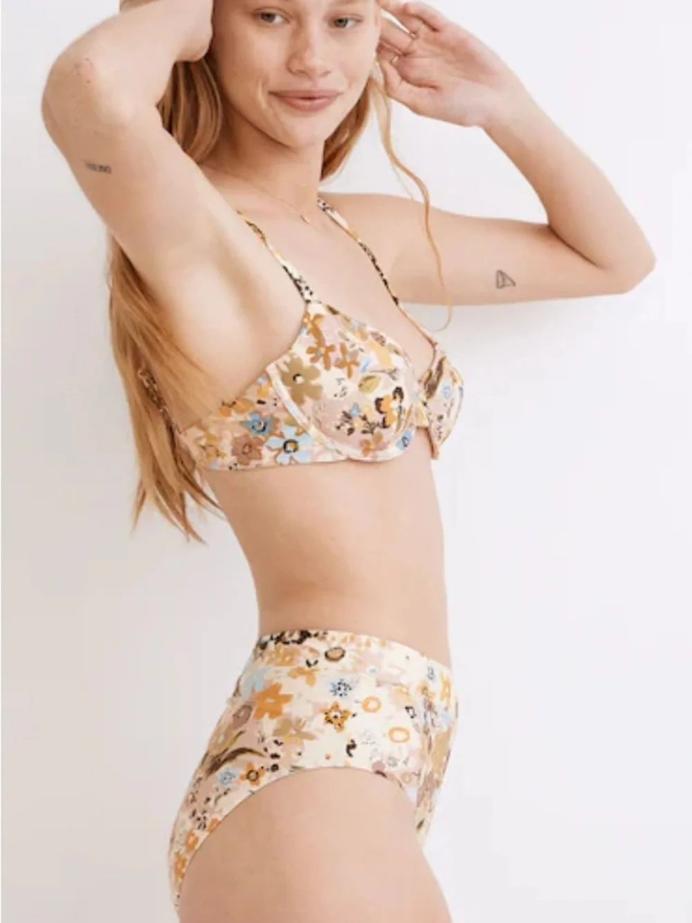 MADEWELL  Second Wave High-Cut Bikini. Size L - Picture 4 of 12